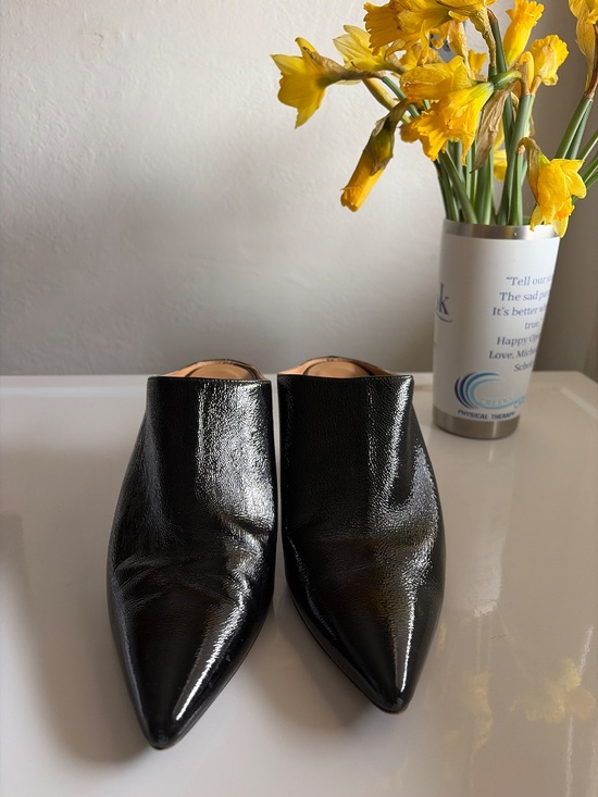 Rhea Slip On Mule on Triangle Heel by Elaine Kim - Picture 2 of 4